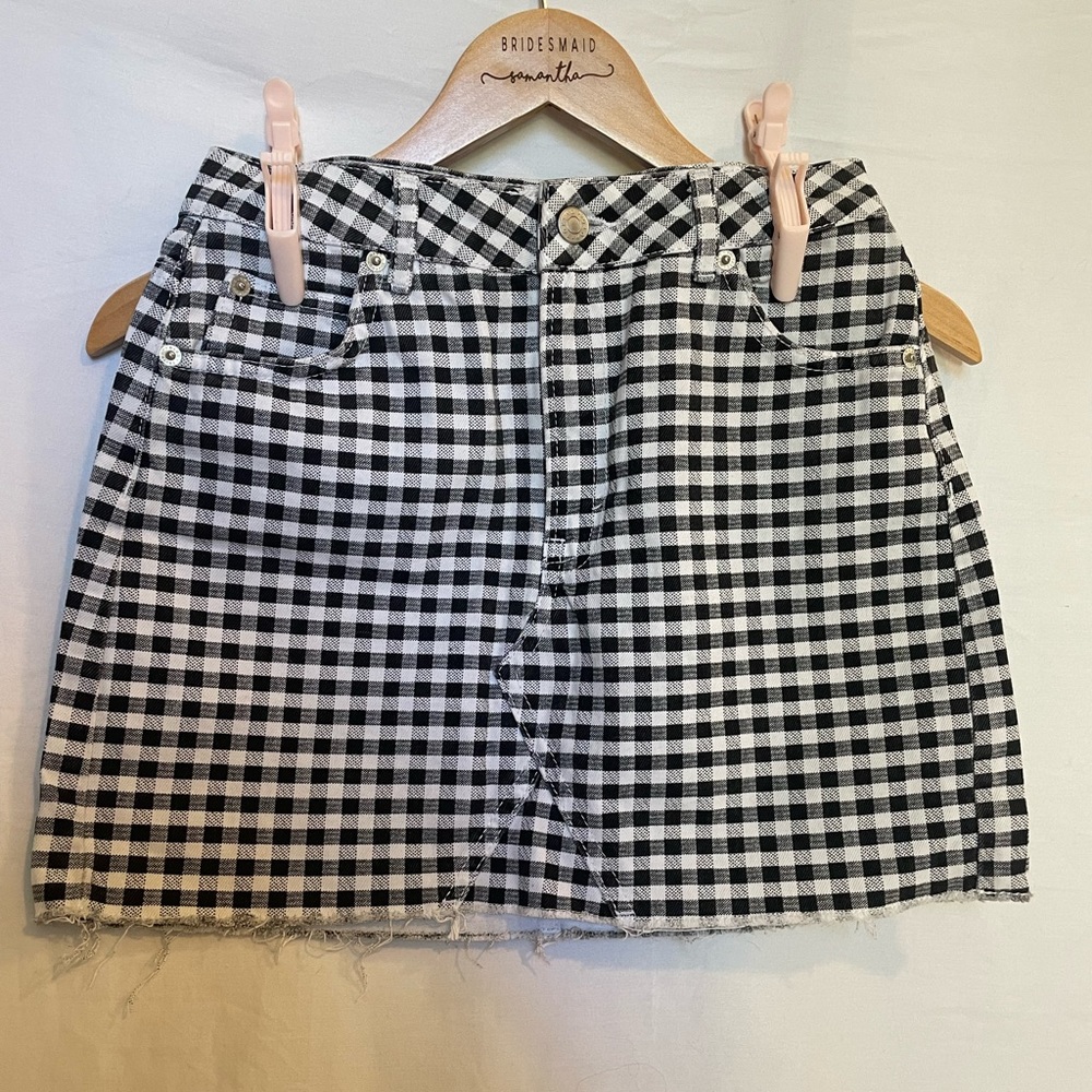 GINGHAM TOPSHOP MINISKIRT